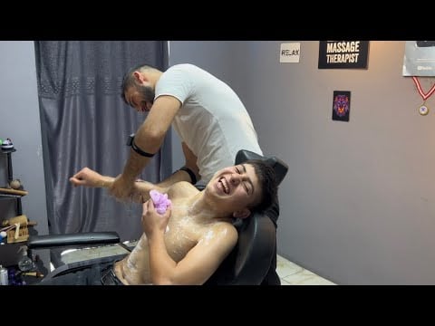 SOAP AND CLEANING / FUUL BODY MASSAGE FOR RELAXATİON ASMR