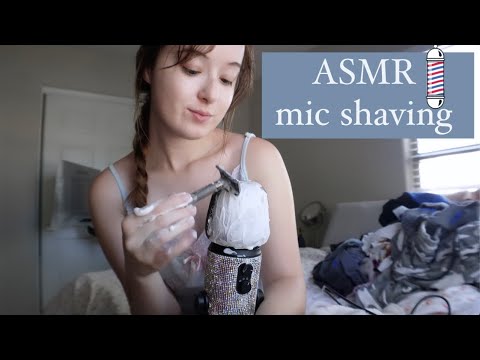 ASMR mic shaving 🪒