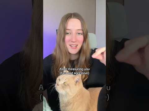 Fast and aggressive measuring 📐 Ft. Bommel😸#fastasmr #asmr #asmrvideos #asmrtriggers