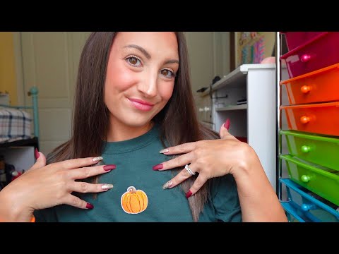 ASMR My Favorite Fall Outfits 🦔 (try on, diy)