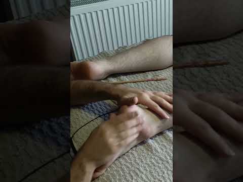 ASMR DEEP FOOT MASSAGE EXPERIENCE  #massage #easyturkish #relax #foot #challenge