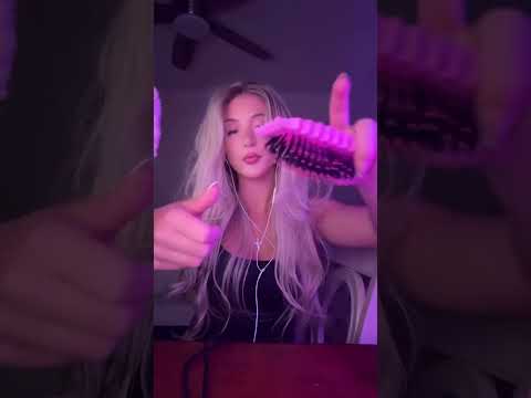 Brushing your beautiful hair! #asmr #asmrsounds
