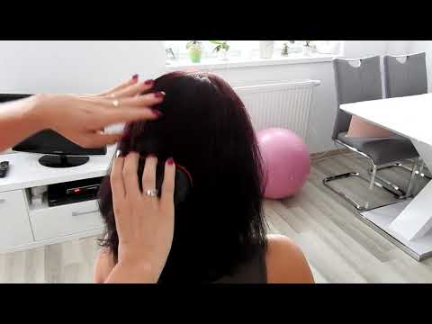 Head massage, scratching and brushing, original sound*ASMR