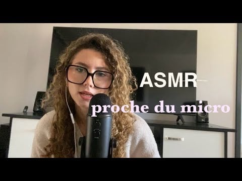 #asmrfrançais LE RETOUR !! chuchotement proche du micro, blabla… 