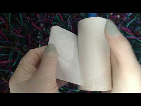 LATEX GLOVES✋  Long nails in latex gloves 🚮cleaning & sticky💋 [[ASMR]]