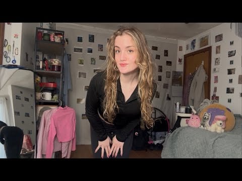 ASMR Gym Girl Fabric Scratching (personal attention grwm & i need u to hold me accountable lmao)