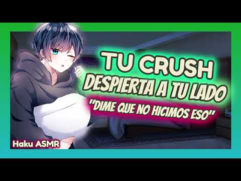 ASMR Rolplay - Tu crush despierta a tu lado - Haku ASMR
