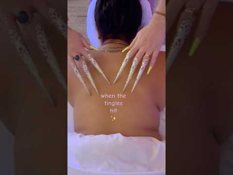 even my camera got the shivers ✨ click link at bottom for FULL VID! #asmrtingles #asmrmassage