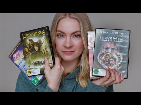 ASMR Tapping, Chatting and Crinkles with My DVDs (NZ/Kiwi Accent)