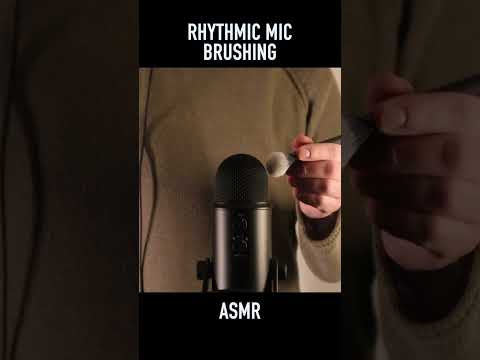 Rhythmic Mic Brushing ASMR #shorts #asmr #tingles