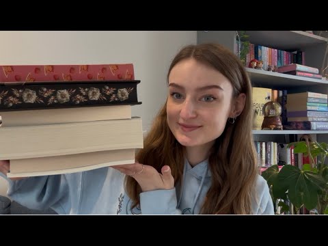 ASMR April Reading Wrap Up! (Book triggers and close whispers) 