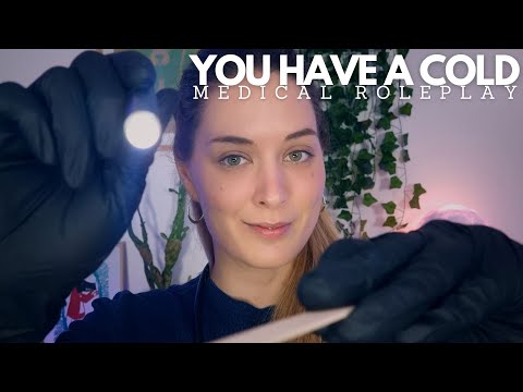 ASMR | You have a cold | Medical roleplay  (Soft spoken)