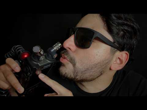 ASMR Extreme Tingles With The Tascam (Layered Mouth Sounds No Talking)