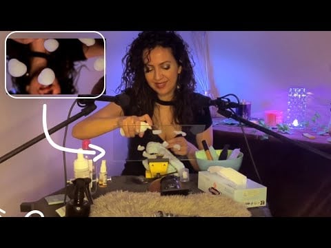 💤 ASMR behind the scene - soin du visage vitre