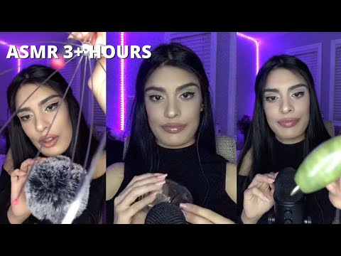 3 Hours ASMR Tingly Assortment (skincare, bugs, makeup, shaving cream, etc)