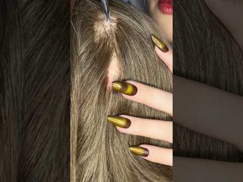 Scalp Scratching 💆🏻‍♀️ #asmr #satisfying #visualtingle #relaxing #mouthwhisper #relax #hair
