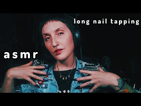 asmr | long nail tapping & soft spoken rambling | perfect for 😴😴😴 