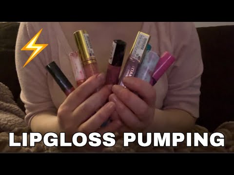ASMR | Fast Aggressive Lipgloss and Mascara Pumping | Lofi | No Talking