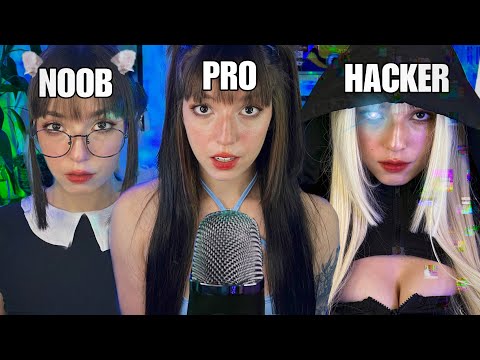 ASMR NOOB VS PRO VS HACKER