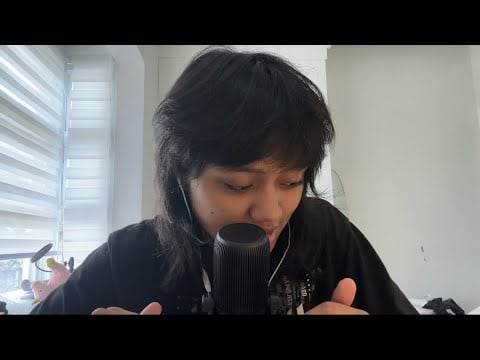 asmr that will make u feel better hopefully (whispering + hand sounds + visuals)