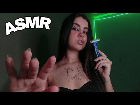 ASMR TALARICAGEM - MELHOR AMIGA DA SUA NAMORADA FAZENDO SUA BARBA