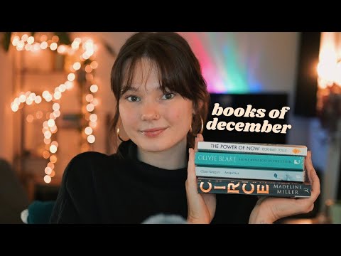 ASMR the books I read in december :) 📚