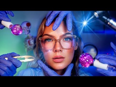 ASMR Anticipatory Otoscope Inspection| Ear-to-Ear Whispers for Deep Sleep
