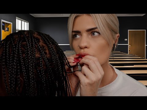 ASMR girl who is OBSESSED with you EATS your braids 😳 (hair eating roleplay)