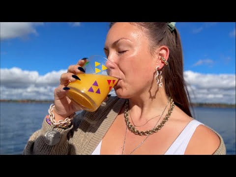asmr on the lake🌤️🍂🐟 (one last time)