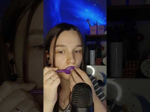 tapping na colher com eco #asmr