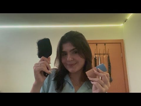 ASMR ROLEPLAY - Irmã Te Arrumando Para Um Encontro 