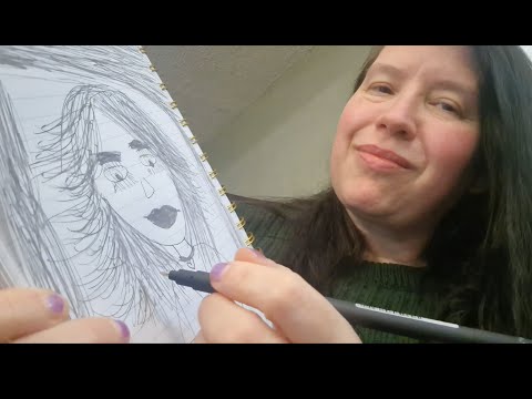 ASMR Sketching you RP   🎨✍️