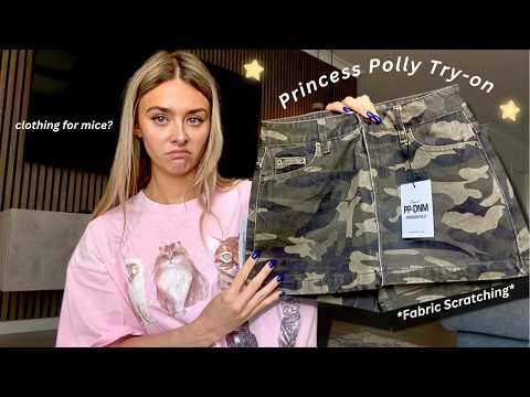A Big Fat Princess Polly Try-On Haul ASMR | Fabric Sounds & Ramble