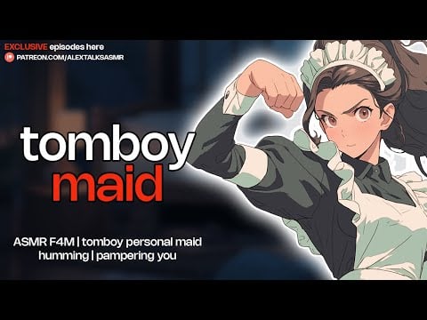 F4M | Tomboy maid helps you relax after a long day [humming] [personal attention] [massage]