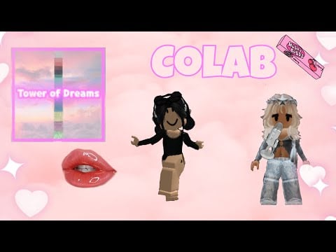 Colab with little lotus asmr || gum chewing playing tower of dreams ☁️🩵