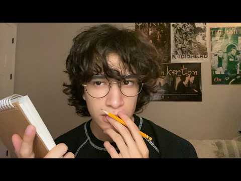 ASMR Guy In The Back Of The Class Draws You | Soft Spoken 💤