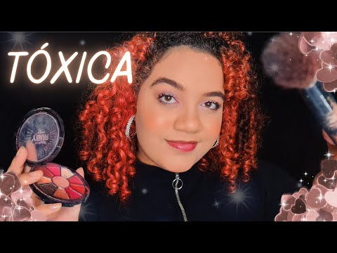 ASMR: AMIGA TÓXICA TE MAQUIANDO !! 💖💖