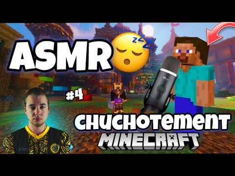ASMR Français • CHUCHOTEMENTS PUISSANTS sur MINECRAFT pour DORMIR VITE ! ✨️ (serveur de tom asmr) #4