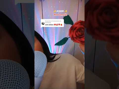 Red emojis Challenge ASMR