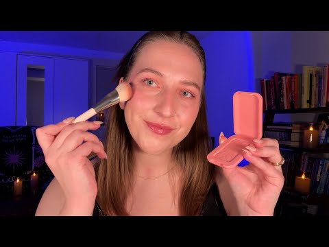 ASMR GRWM 💄 Whisper Rambles You Don't Have to Pay Attention To ✨ w/ Lots of Tapping!