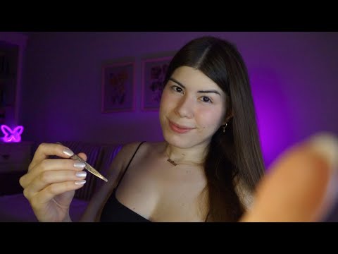 só assista esse ASMR se for dormir AGORA | fazendo sua sobrancelha até você dormir 🥱