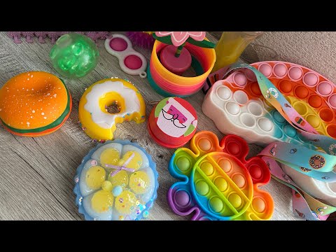 Асмр🤍 іграшки Антистрес✨сквіш, попит, сімпл дімпл, слайм✨ asmr anti stress toys