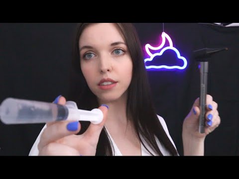 ⭐ Ear Exam with Hearing Tests (Eyes Closed!) 👂🏽Up Close Whispering, Ear Wax Removal