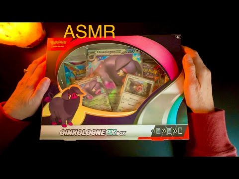 Soft-Spoken Pokémon Oinkologne Card Set Unboxing | Relaxing ASMR