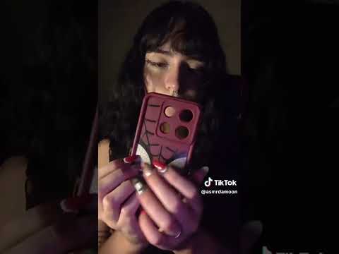 tapping em capinhas #relax #visualtingle #asmrsounds #tingles #dormirserapido