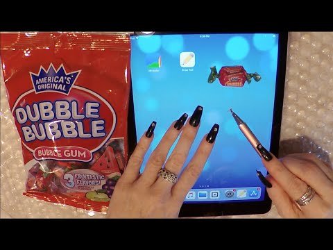 ASMR Intense Gum Chewing Ipad Ramble [ I Was Today Years Old ] Tingly Whisper | Double Bubble