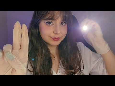 ASMR | Exame dos nervos cranianos em um dia chuvoso