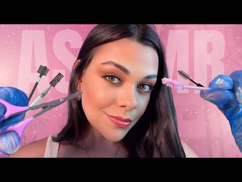 ASMR: Fazendo Sua Sobrancelha Bem De Pertinho 🌸😴