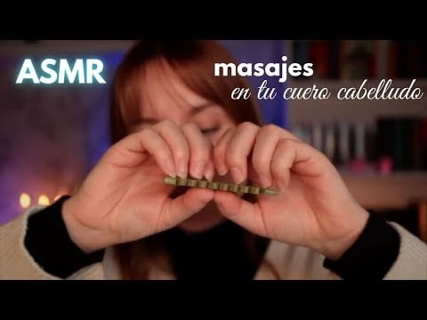 MASAJEO tu Cabeza hasta que te duermas 💘 (asmr relajante y tranquilo)