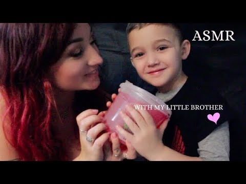 ASMR FRANÇAIS : MON FRÈRE TESTE L’ASMR 😱 (Slime, Tapping, Mouth sounds...)
